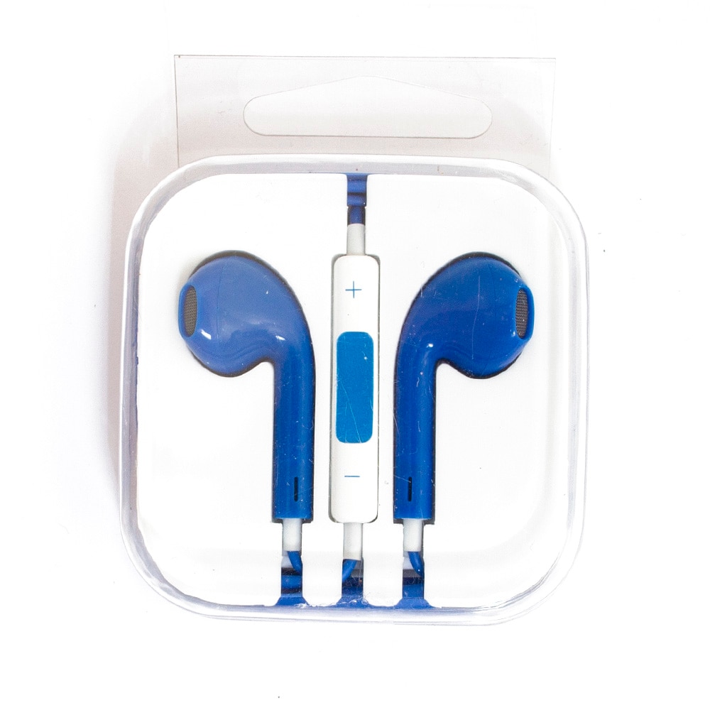 SMASH, EarBuds, Remote, Mic, Blue